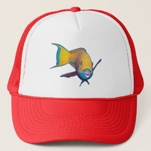 Parrotfish - Abstraktes Design - Aus dem Foto schn Truckerkappe