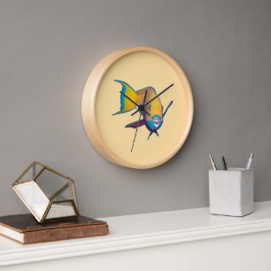 Parrotfish - Abstraktes Design - Aus dem Foto schn Uhr