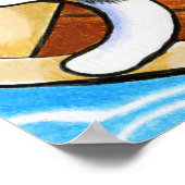 Parrotfish : Farbige Bleistift Gezeichnet von Andi Poster (Ecke)