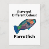 Parrotfish Postkarte (Vorderseite)