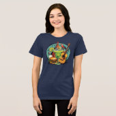 Parrothead's Delight Tri-Blend Shirt (Vorderseite voll)