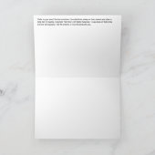 Parrotlet liebt Vögel "in den Armen sicher" Gruß Karte (Innenseite)