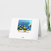 Parrotlet Pals Pacific Blue Birds Grußkarte Karte (Rückseite)