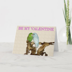 Parrotlet Valentinsgruß Feiertagskarte