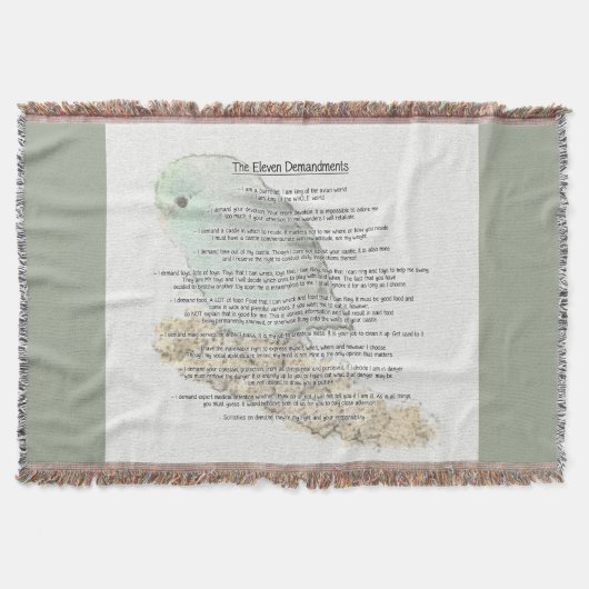 Parrotlets elf Demandments Decke (Vorderseite)