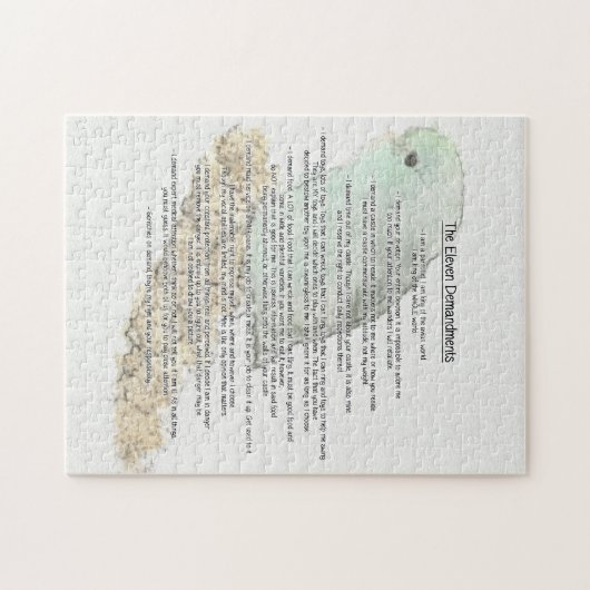 Parrotlets elf Demandments Puzzle (Horizontal)