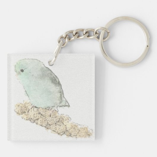 Parrotlets elf Demandments Schlüsselanhänger (Rückseite)