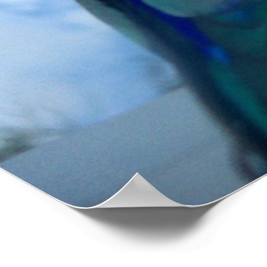 Parrotlets Pazifik-Blaues Parrotlet-Vogelpaarposte Poster (Ecke)