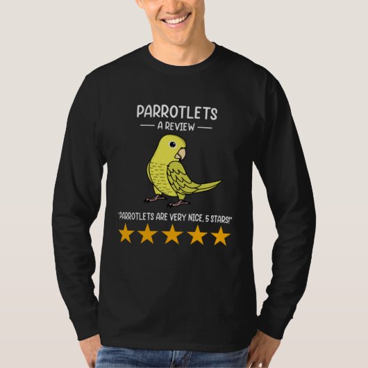 Parrots A Review Yellow Parrotlet T-Shirt (Vorderseite)