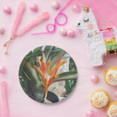 Parrot's Beak Heliconia Perennial Kraut Pappteller (Party)