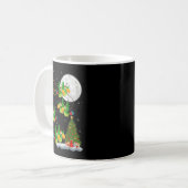 Parrots Bird Santa Sleigh Funny Magic Chr Kaffeetasse (Vorderseite Links)