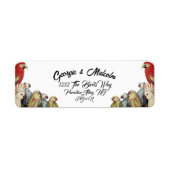 Parrots Birds Rücksendeadresse (Vorne)