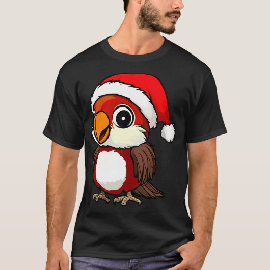 Parrots Christmas T-Shirt (Vorderseite)