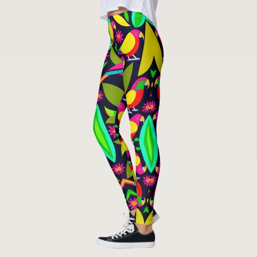 Parrots Design Leggings (Links)