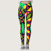 Parrots Design Leggings (Vorderseite)