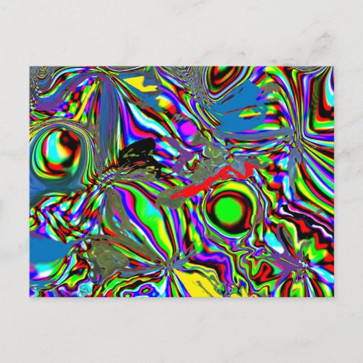 "Parrots in einer anderen Dimension" Postkarte (Vorderseite)