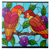 Parrots Keramik Tile Fliese (Vorderseite)