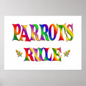 PARROTS-REGEL POSTER (Vorne)