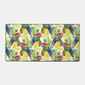 Parrots und Tropical Frucht Schreibtischunterlage (Vorderseite)