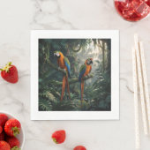 Parrots-Urwald Serviette (Beispiel)