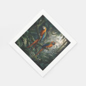Parrots-Urwald Serviette (Ecke)