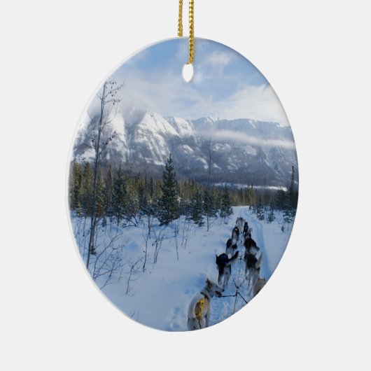 ParrotSleds - Landschaft Keramikornament (Rechts)