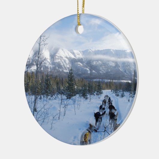 ParrotSleds - Landschaft Keramikornament (Links)