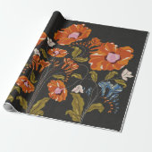 Parrott Paints Blooming Geschenkpapier (Ungerollt)