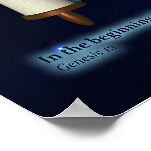 Parshat Bereshit - Yesh M'ayn Construction Company Poster (Ecke)