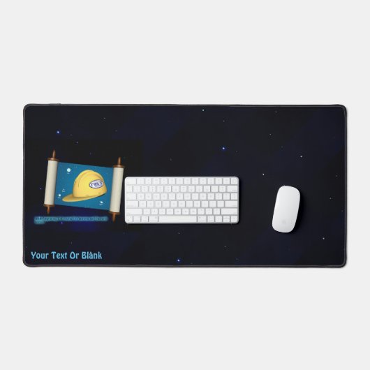 Parshat Bereshit - Yesh M'ayn Construction Schreibtischunterlage (Tastatur & Maus)