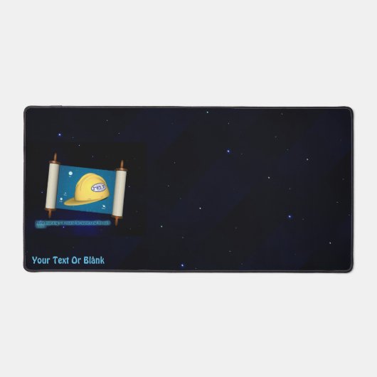 Parshat Bereshit - Yesh M'ayn Construction Schreibtischunterlage (Vorderseite)