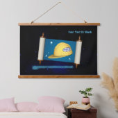 Parshat Bereshit - Yesh M'ayn Construction Wandteppich Mit Holzrahmen (Schlafzimmer)