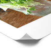Parsley, Cilantro und Green Onions Poster (Ecke)