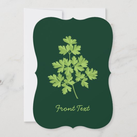 Parsley Einladung (Vorderseite)