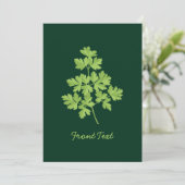 Parsley Einladung (Stehend Vorderseite)