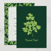 Parsley Einladung (Vorne/Hinten)