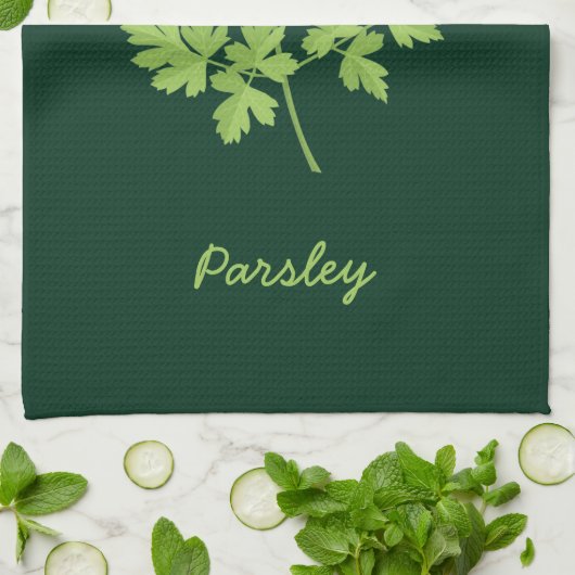 Parsley Geschirrtuch (Gefaltet)