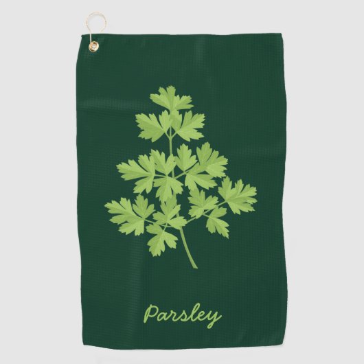 Parsley Golfhandtuch (Vorderseite)