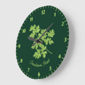 Parsley Große Wanduhr (Winkel)
