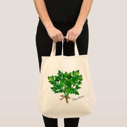 Parsley Herb Grocery Tasche (Vorderseite (Produkt))