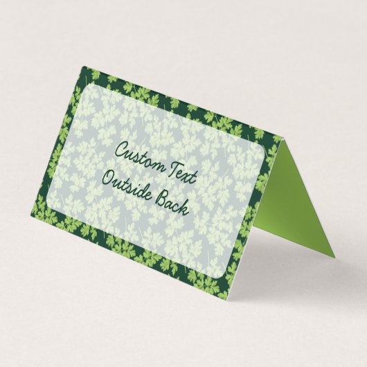 Parsley Horizontal Visitenkarten (Rückseite)