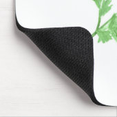 Parsley Kraut Wasserfarbe Mousepad (Ecke)