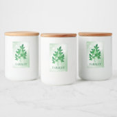 Parsley-Kräuter-Label Lebensmitteletikett (Flaschen)