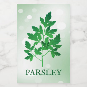 Parsley-Kräuter-Label Lebensmitteletikett