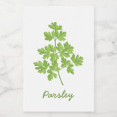 Parsley Lebensmitteletikett (Einzelnes Label)