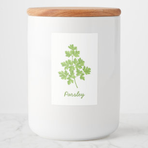 Parsley Lebensmitteletikett