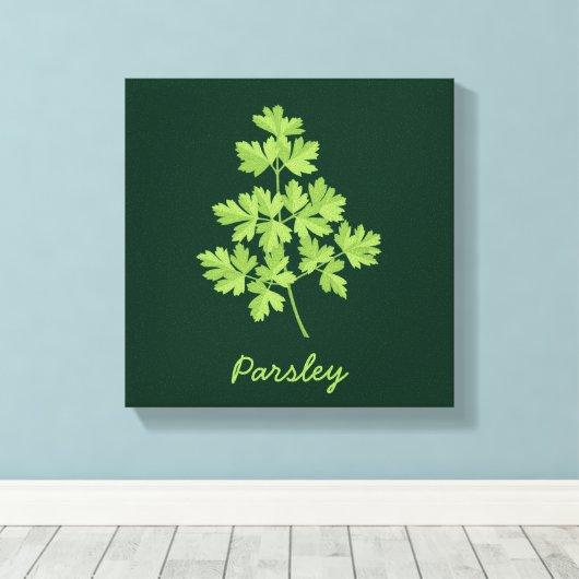 Parsley Leinwanddruck (Insitu (Holzboden))