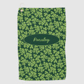 Parsley Pattern Golfhandtuch (Vorderseite)