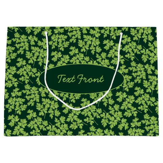 Parsley Pattern Große Geschenktüte (Vorderseite)