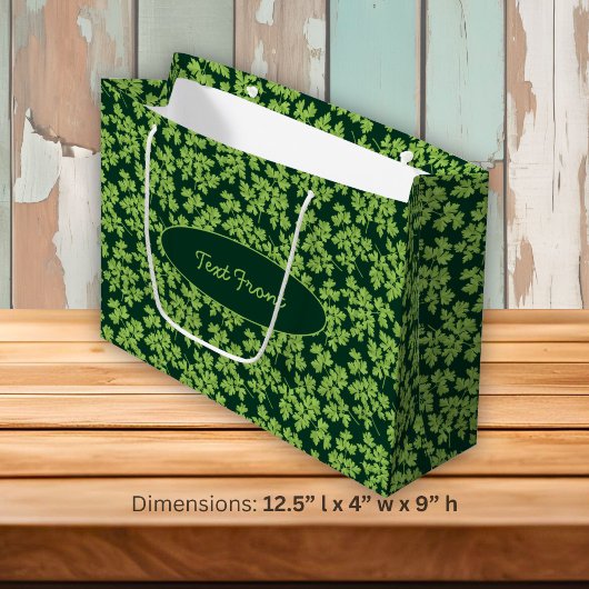 Parsley Pattern Große Geschenktüte